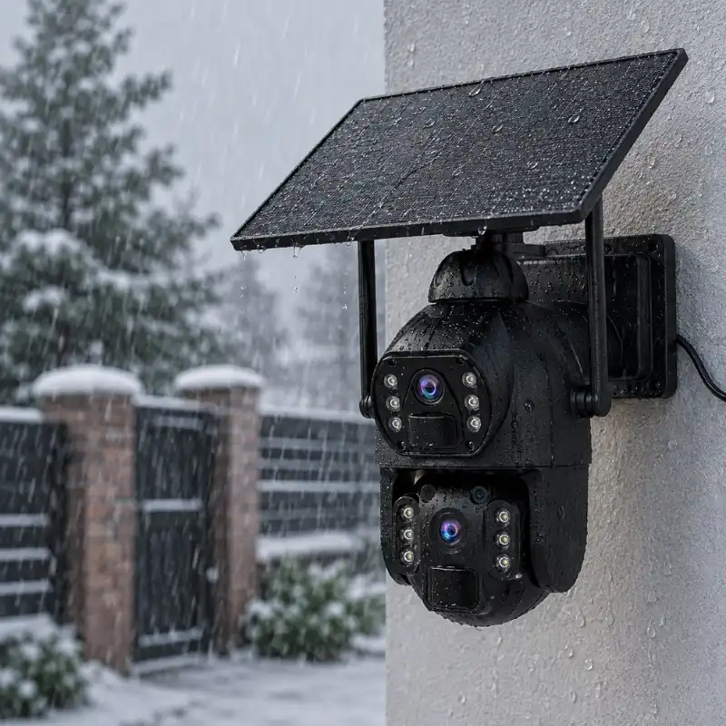 Kamera zewnętrzna IP66 odporna na deszcz, śnieg i pył